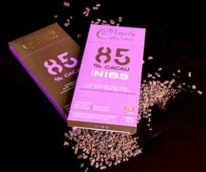 Chocolate Espírito 85% Cacau c/ NIBS – 80g