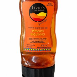 Molho Agridoce de Pimenta Biquinho Livio’s – 200ml